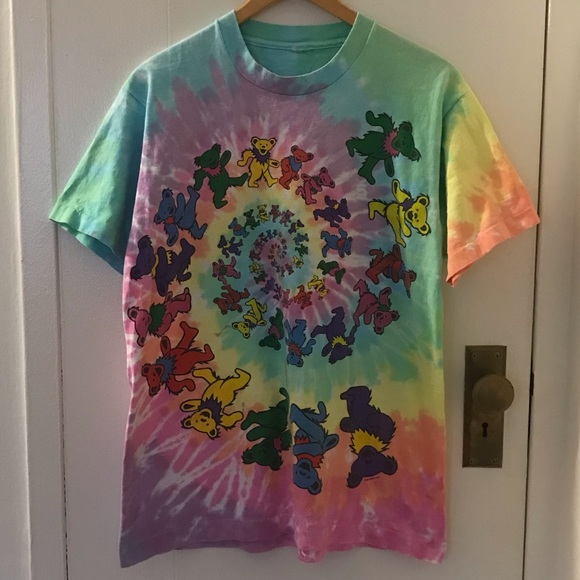 Vintage Other - ♦️HP♦️Vintage 90s Grateful Dead spiral bear tee